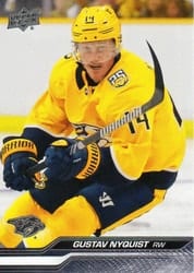 2023-24 Upper Deck Base Set Gustav Nyquist #579 card