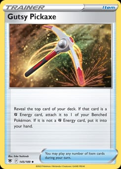Astral Radiance Gutsy Pickaxe #145 card
