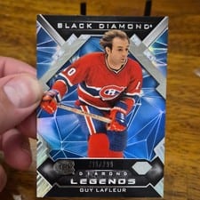 2022-23 Upper Deck Black Diamond Diamond Legends Guy Lafleur #BDL-GL card