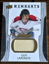 2024-25 Upper Deck Engrained Icons Remnants Guy Lapointe #R-GL card