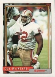 1992 Topps Base Set Guy McIntyre #319 card