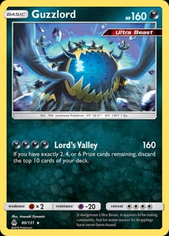 Forbidden Light Guzzlord #80 card