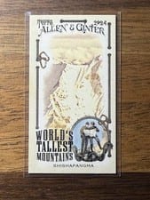 2024 Topps Allen & Ginter World’s Tallest Mountains Gyachung Kang #WTM-15 card