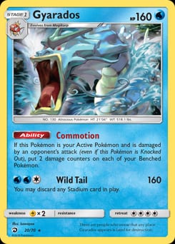 Dragon Majesty Gyarados #20 card