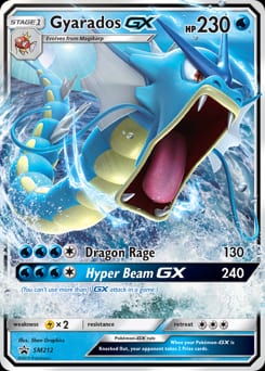 SM Black Star Promos Gyarados-GX #SM212 card