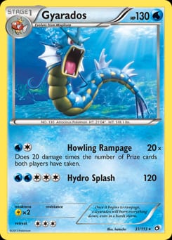 Legendary Treasures Gyarados #31 card