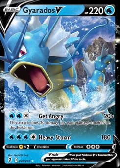 Evolving Skies Gyarados V #28 card