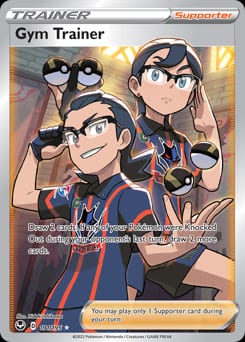 2022 Silver Tempest Gym Trainer #191 card