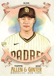 2021 Topps Allen & Ginter Base Set Ha-Seong Kim #176 card