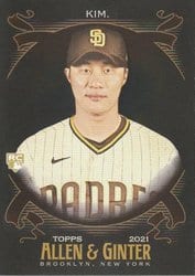 2021 Topps Allen & Ginter X Base Set Ha-Seong Kim #176 card