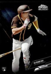 2021 Topps Chrome Black Base Set Ha-Seong Kim #66 card