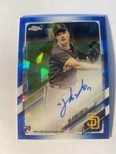 2021 Topps Chrome Sapphire Edition Rookie Autographs Ha-Seong Kim #RA-HK card