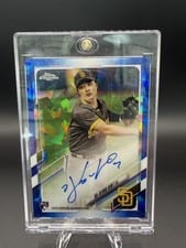 2021 Topps Chrome Update Sapphire Edition Rookie Autographs Ha-Seong Kim #RA-HK card