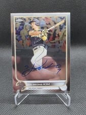 2022 Topps Chrome Veteran Autographs Ha-Seong Kim #CVA-HK card
