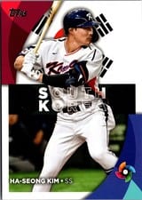 2023 Topps 2023 World Baseball Classic Stars Ha-Seong Kim #WBC-50 card