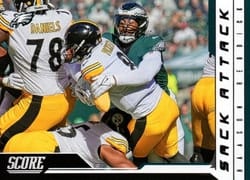 2023 Score Sack Attack Haason Reddick #3 card