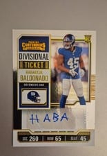 2023 Panini Contenders Habakkuk Baldonado #180 card