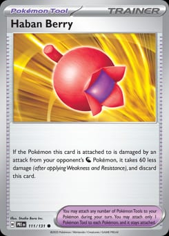 Prismatic Evolutions Haban Berry #111 card