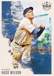 2020 Panini Diamond Kings Base Set Hack Wilson #40 card