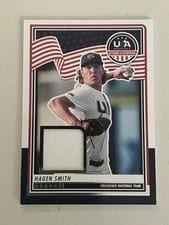 2025 Panini Stars & Stripes USA Materials Hagen Smith #USA-HS card