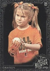 2019 Topps Allen & Ginter X Base Set Hailey Dawson #154 card