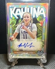 2023-24 Bowman University Chrome The Big Kahuna Autographs Hailey van Lith #BKA-HVL card
