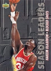 1993-94 Upper Deck Base Set Hakeem Olajuwon #170 card
