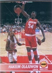 1994-95 Hoops Base Set Hakeem Olajuwon #78 card
