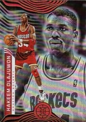 2021-22 Panini Illusions Base Set Hakeem Olajuwon #137 card