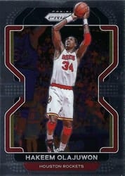 2021-22 Panini Prizm Base Set Hakeem Olajuwon #265 card