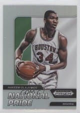 2022 Panini Prizm Draft Picks National Pride Hakeem Olajuwon #NP-HO card