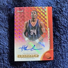 2024-25 Finest Flashback Autographs Hakeem Olajuwon #FBA-HO card