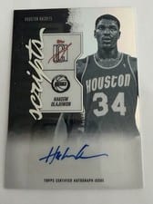 2025-26 Topps Signature Class Shadow Scripts Hakeem Olajuwon #SS-HO card