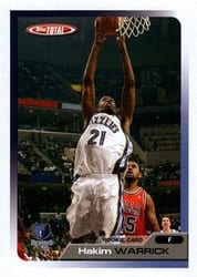 2005-06 Topps Total Base Set Hakim Warrick #354 card