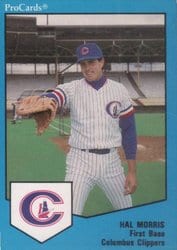 1989 ProCards FutureStars AAA Base Set Hal Morris #743 card
