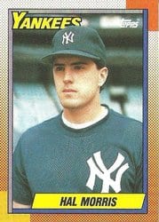 1990 Topps Base Set Hal Morris #236 card