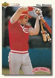 1992 Upper Deck Base Set Hal Morris #121 card