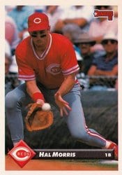 1993 Donruss Base Set Hal Morris #294 card