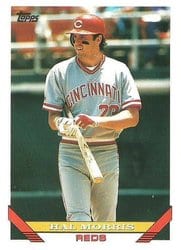 1993 Topps Base Set Hal Morris #546 card
