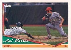 1994 Topps Base Set Hal Morris #126 card