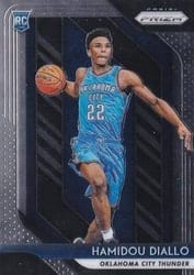 2018-19 Panini Prizm Base Set Hamidou Diallo #9 card