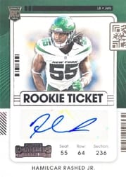 2021 Panini Contenders Base Set Hamilcar Rashed Jr #298 card