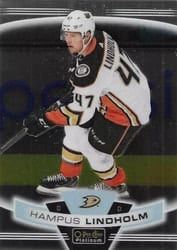 2019-20 O-Pee-Chee Platinum Base Set Hampus Lindholm #67 card