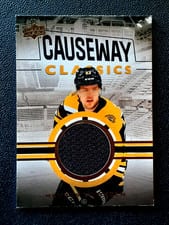 2023-24 Upper Deck Boston Bruins Centennial Causeway Classics Relics Hampus Lindholm #CL-HL card