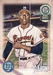 2018 Topps Gypsy Queen Base Set Hank Aaron #301 card