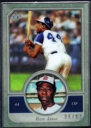 2018 Topps Transcendent Collection Base Hank Aaron #50 card