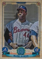 2019 Topps Gypsy Queen Base Set Hank Aaron #311 card