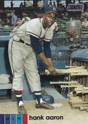2020 Stadium Club Base Set Hank Aaron #192 card