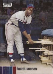 2020 Stadium Club Chrome Base Set Hank Aaron #192 card