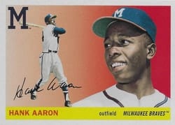 2020 Topps Archives Base Set Hank Aaron #100 card